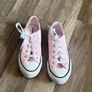 Converse Pink Canvas Sneakers